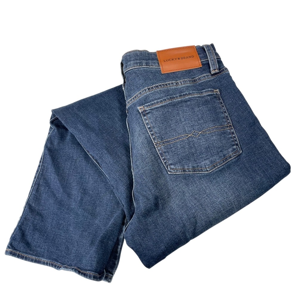 Lucky Brand 12/31 R Blue Jeans Sweet Mid Rise Bootcut Denim Western Americana